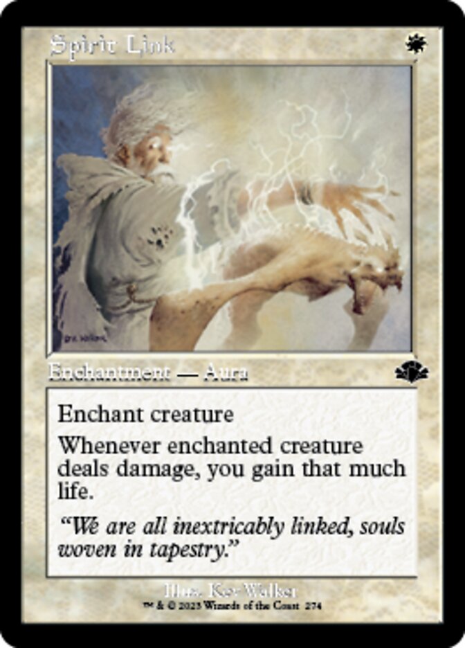 Spirit Link (Retro) [Dominaria Remastered] | Exor Games Truro