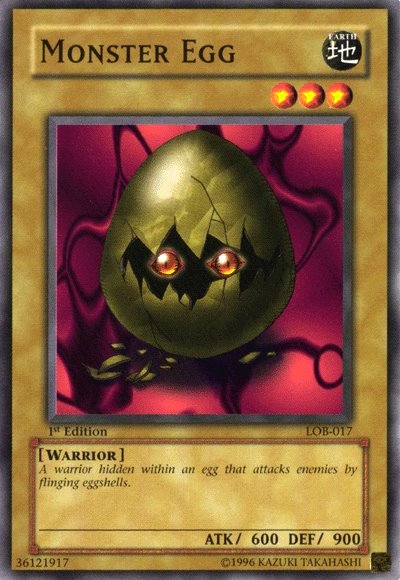 Monster Egg [LOB-017] Common | Exor Games Truro