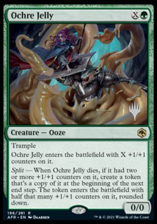 Ochre Jelly (Promo Pack) [Dungeons & Dragons: Adventures in the Forgotten Realms Promos] | Exor Games Truro