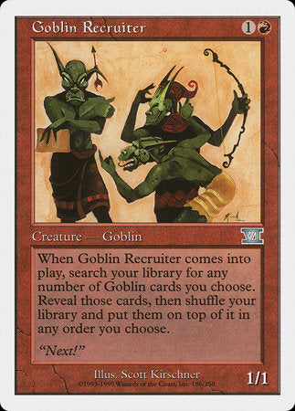 Goblin Recruiter [Classic Sixth Edition] | Exor Games Truro