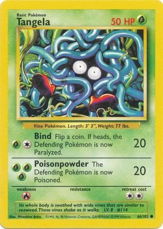 Tangela (66/102) [Base Set Unlimited] | Exor Games Truro