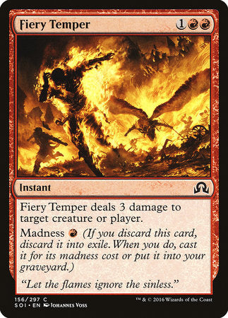 Fiery Temper [Shadows over Innistrad] | Exor Games Truro