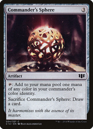 Commander's Sphere [Commander 2014] | Exor Games Truro