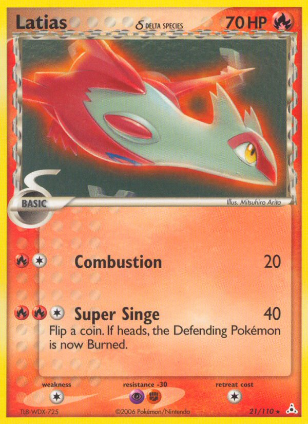 Latias (21/110) (Delta Species) [EX: Holon Phantoms] | Exor Games Truro