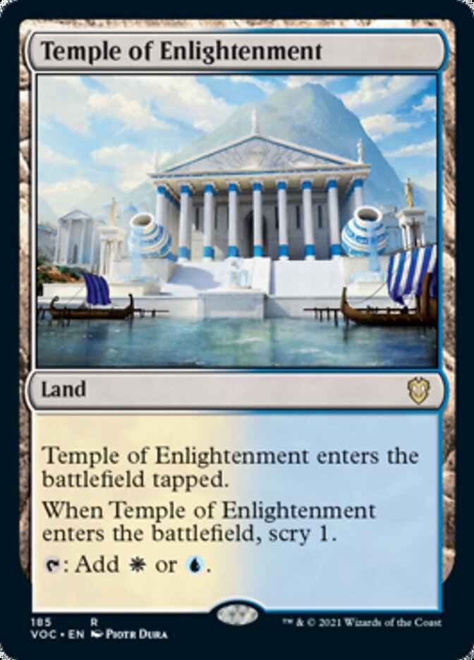 Temple of Enlightenment [Innistrad: Crimson Vow Commander] | Exor Games Truro