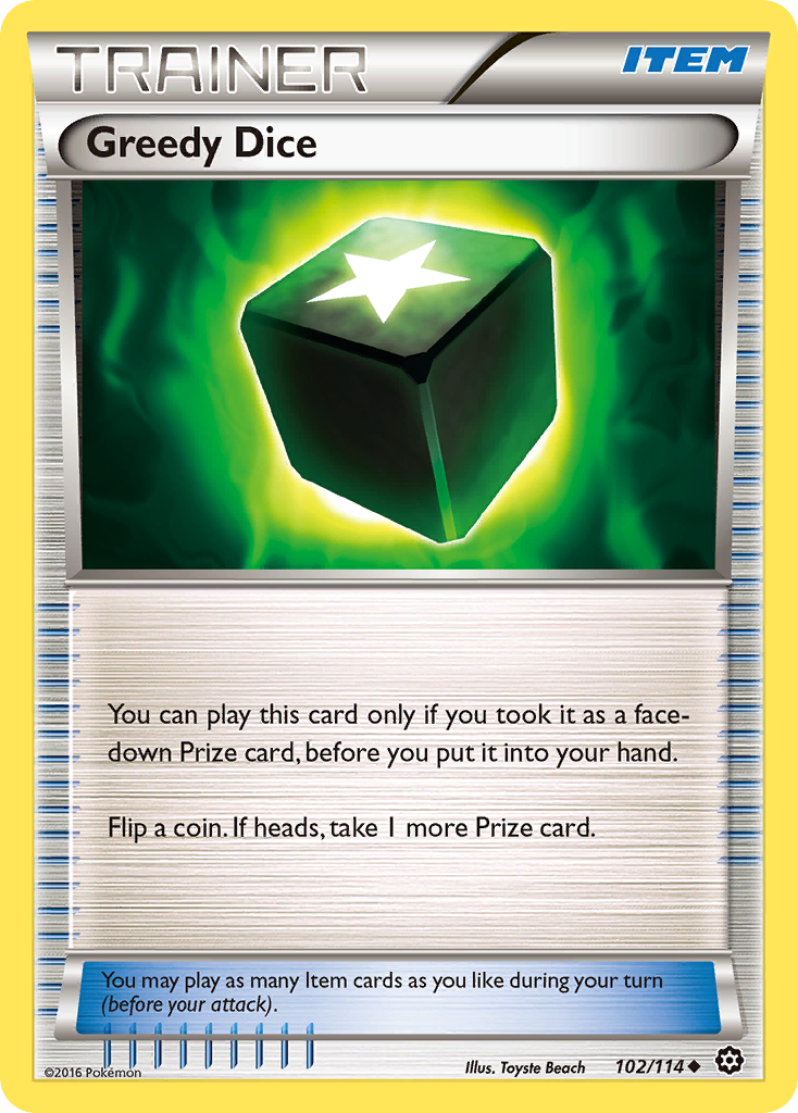 Greedy Dice (102/114) [XY: Steam Siege] | Exor Games Truro