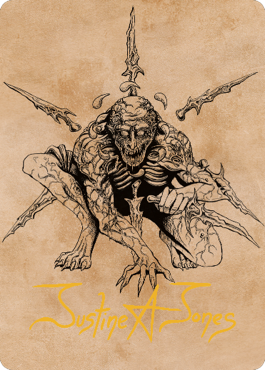 Bhaal, Lord of Murder Art Card (Gold-Stamped Signature) [Commander Legends: Battle for Baldur's Gate Art Series] | Exor Games Truro