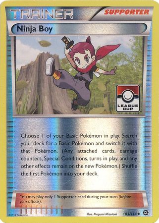 Ninja Boy (103/114) (League Promo) [XY: Steam Siege] | Exor Games Truro