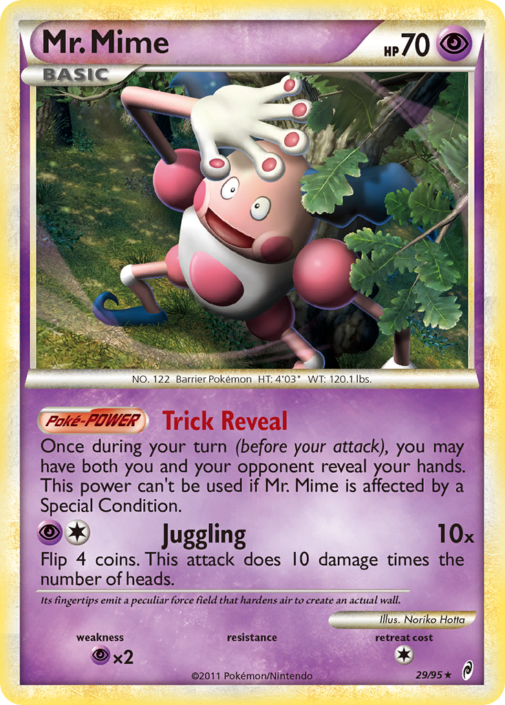 Mr. Mime (29/95) [HeartGold & SoulSilver: Call of Legends] | Exor Games Truro