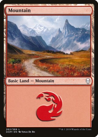 Mountain (262) [Dominaria] | Exor Games Truro