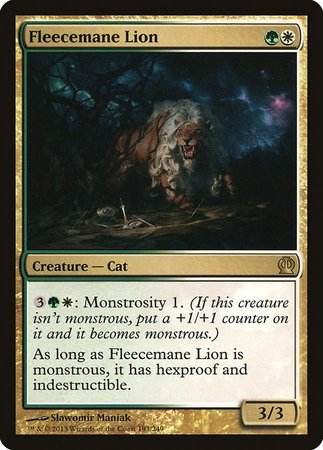 Fleecemane Lion [Theros] | Exor Games Truro