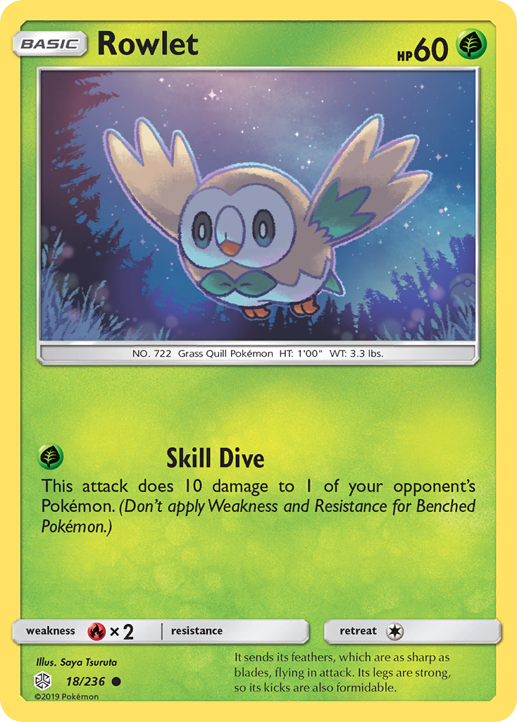 Rowlet (18/236) [Sun & Moon: Cosmic Eclipse] | Exor Games Truro