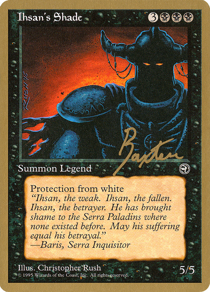 Ihsan's Shade (George Baxter) [Pro Tour Collector Set] | Exor Games Truro