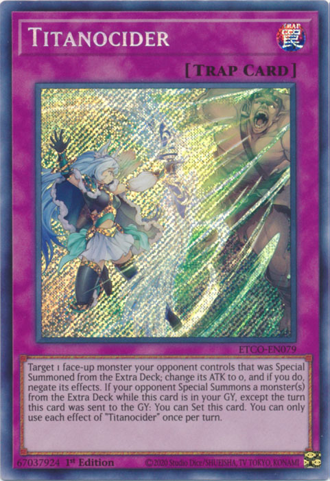 Titanocider [ETCO-EN079] Secret Rare | Exor Games Truro