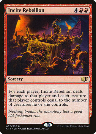 Incite Rebellion [Commander 2014] | Exor Games Truro