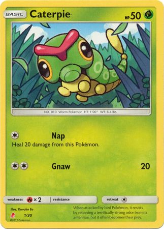 Caterpie (1/30) [Sun & Moon: Trainer Kit - Lycanroc] | Exor Games Truro