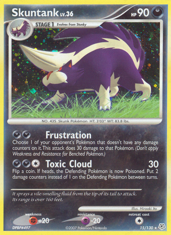 Skuntank (15/130) [Diamond & Pearl: Base Set] | Exor Games Truro