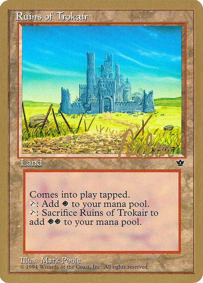 Ruins of Trokair (Preston Poulter) [Pro Tour Collector Set] | Exor Games Truro