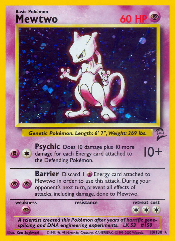 Mewtwo (10/130) [Base Set 2] | Exor Games Truro