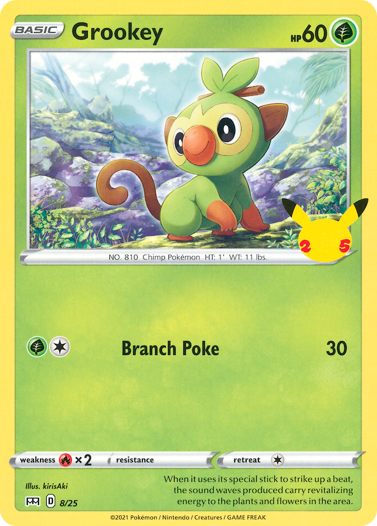 Grookey (8/25) [McDonald's 25th Anniversary] | Exor Games Truro