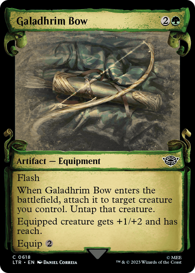 Galadhrim Bow [The Lord of the Rings: Tales of Middle-Earth Showcase Scrolls] | Exor Games Truro