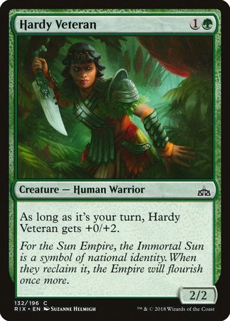 Hardy Veteran [Rivals of Ixalan] | Exor Games Truro
