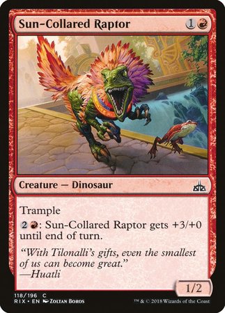 Sun-Collared Raptor [Rivals of Ixalan] | Exor Games Truro