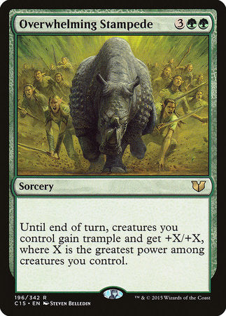 Overwhelming Stampede [Commander 2015] | Exor Games Truro