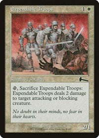 Expendable Troops [Urza's Legacy] | Exor Games Truro