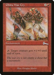 Ghitu War Cry [Urza's Legacy] | Exor Games Truro