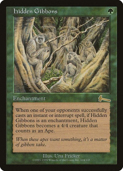 Hidden Gibbons [Urza's Legacy] | Exor Games Truro