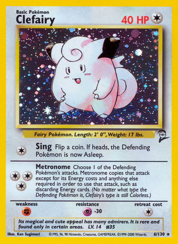 Clefairy (6/130) [Base Set 2] | Exor Games Truro