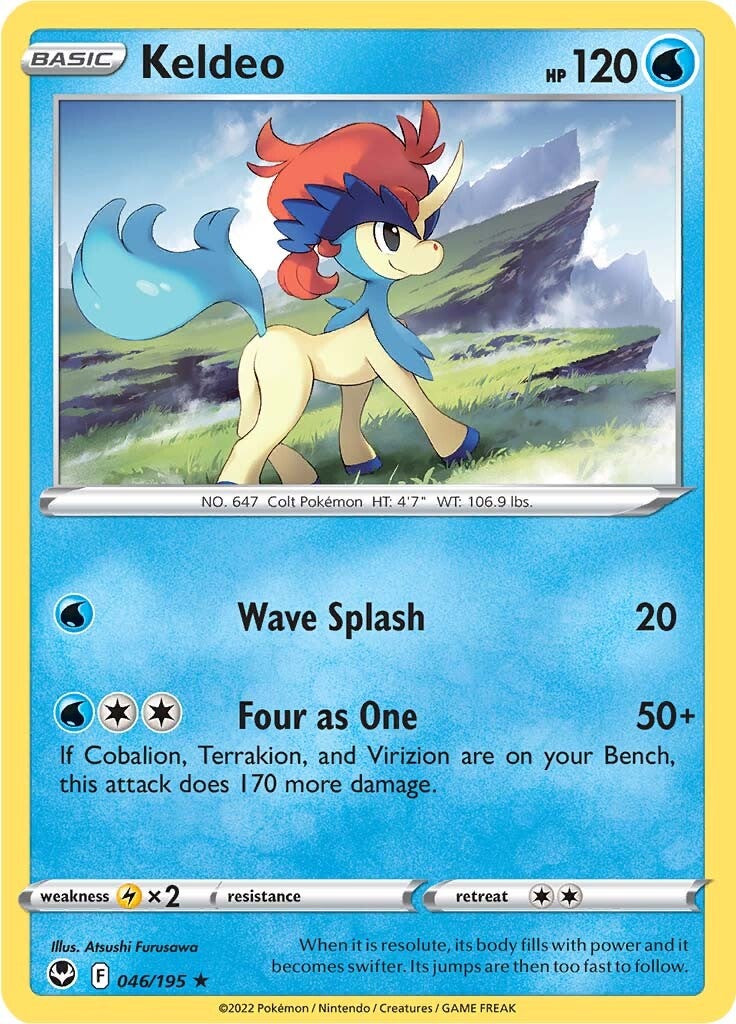 Keldeo (046/195) [Sword & Shield: Silver Tempest] | Exor Games Truro