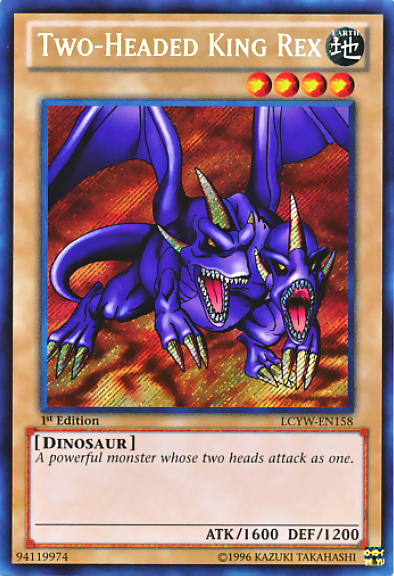 Two-Headed King Rex [LCYW-EN158] Secret Rare | Exor Games Truro