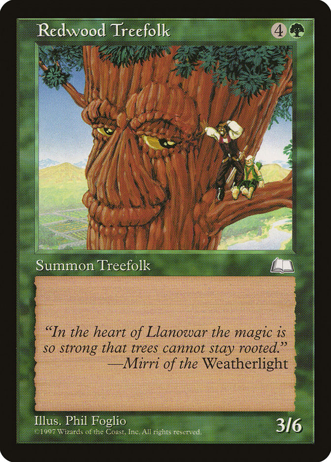 Redwood Treefolk [Weatherlight] | Exor Games Truro