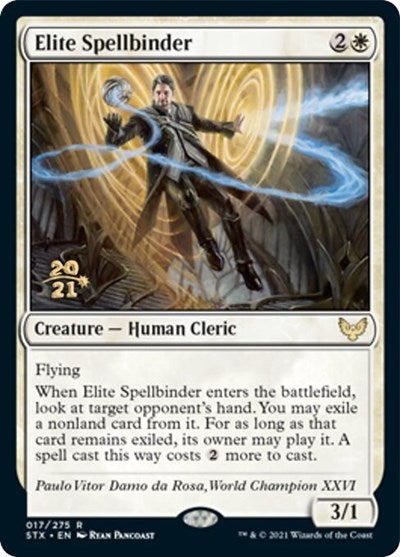 Elite Spellbinder [Strixhaven: School of Mages Prerelease Promos] | Exor Games Truro