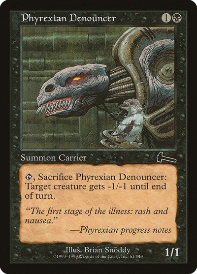 Phyrexian Denouncer [Urza's Legacy] | Exor Games Truro