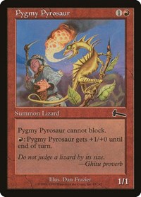Pygmy Pyrosaur [Urza's Legacy] | Exor Games Truro