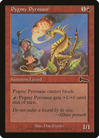 Pygmy Pyrosaur [Urza's Legacy] | Exor Games Truro