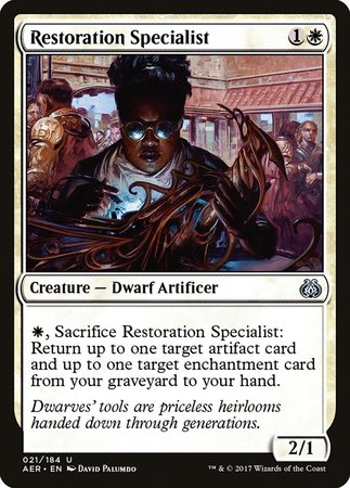 Restoration Specialist [Aether Revolt] | Exor Games Truro