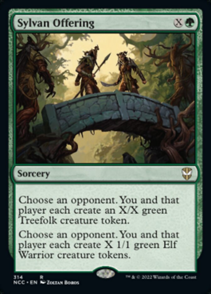 Sylvan Offering [Streets of New Capenna Commander] | Exor Games Truro