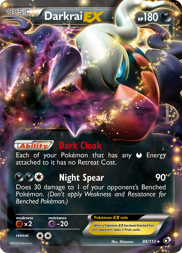 Darkrai EX (88/113) [Black & White: Legendary Treasures] | Exor Games Truro