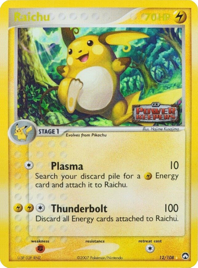 Raichu (12/108) (Stamped) [EX: Power Keepers] | Exor Games Truro