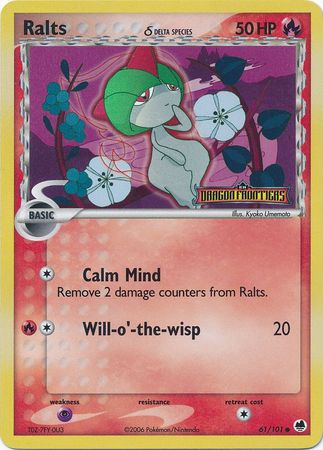 Ralts (61/101) (Delta Species) (Stamped) [EX: Dragon Frontiers] | Exor Games Truro