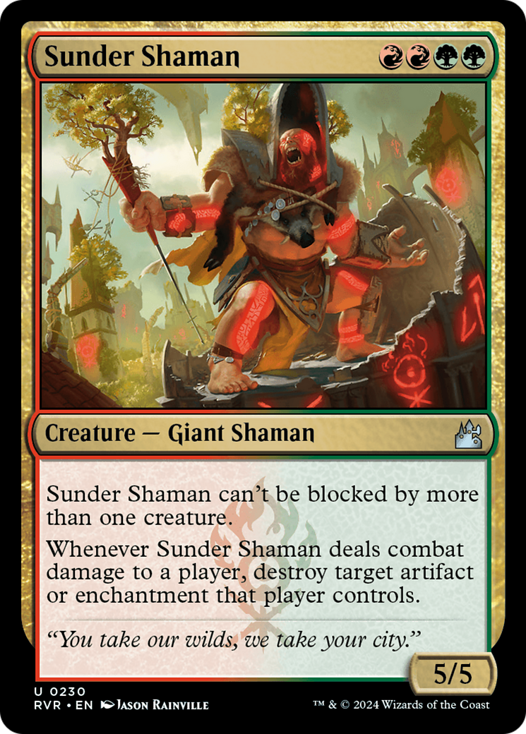 Sunder Shaman [Ravnica Remastered] | Exor Games Truro