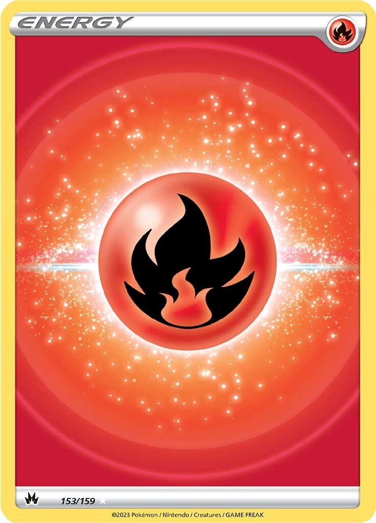 Fire Energy (153/159) (Texture Full Art) [Sword & Shield: Crown Zenith] | Exor Games Truro