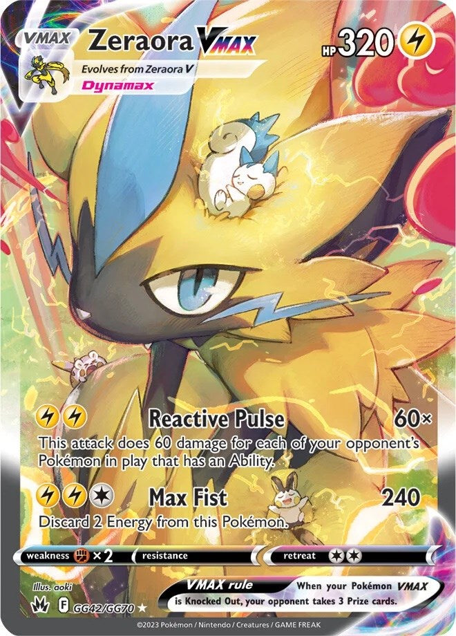 Zeraora VMAX (GG42/GG70) [Sword & Shield: Crown Zenith] | Exor Games Truro