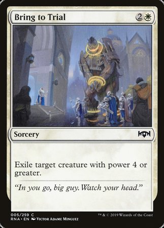 Bring to Trial [Ravnica Allegiance] | Exor Games Truro