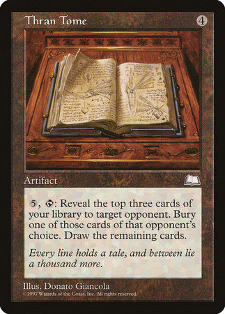 Thran Tome [Weatherlight] | Exor Games Truro