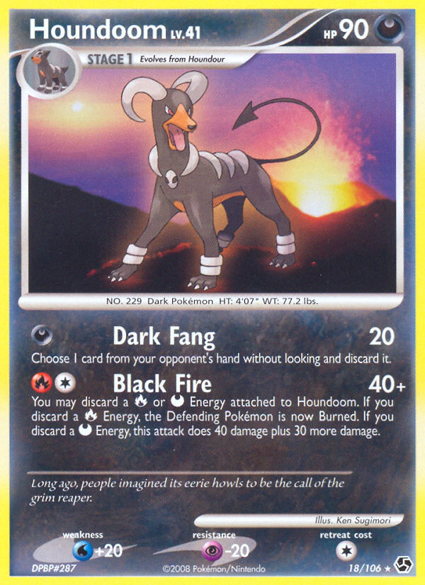 Houndoom (18/106) [Diamond & Pearl: Great Encounters] | Exor Games Truro